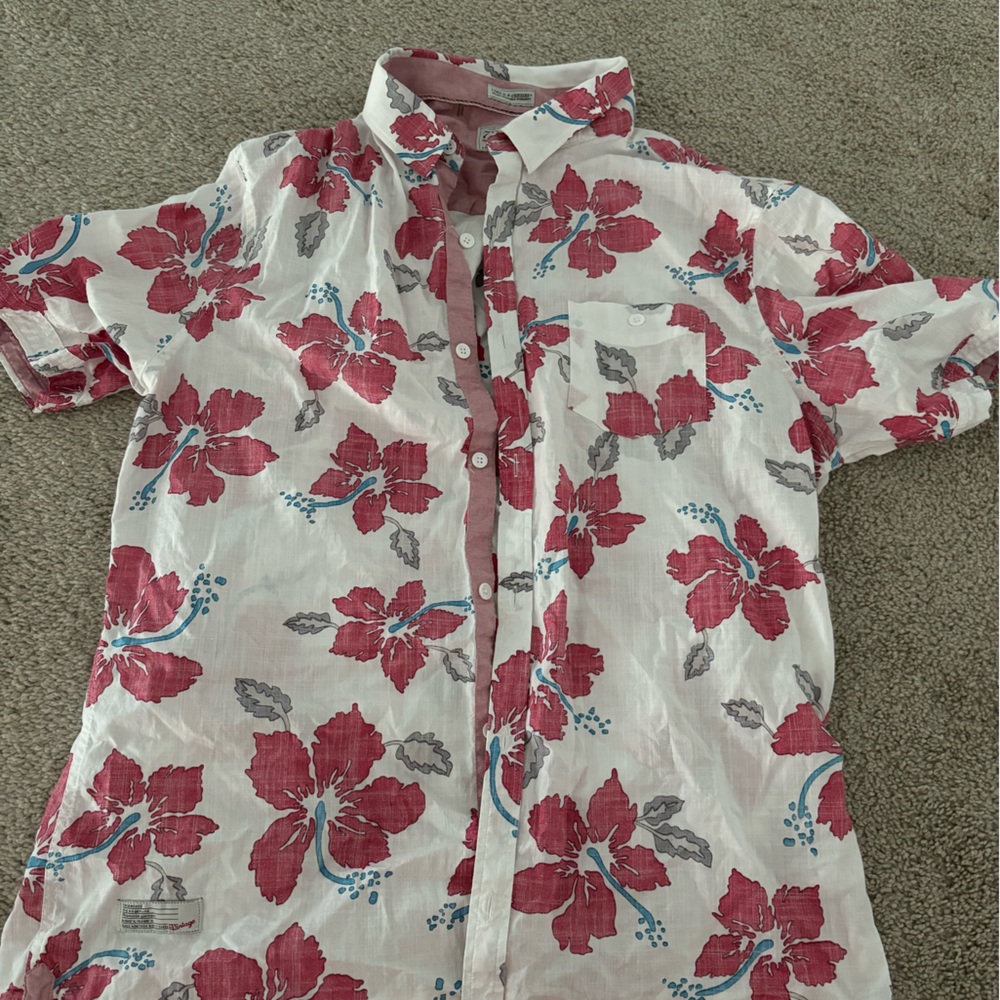 Men’s slim fit 7Diamonds button up shirt